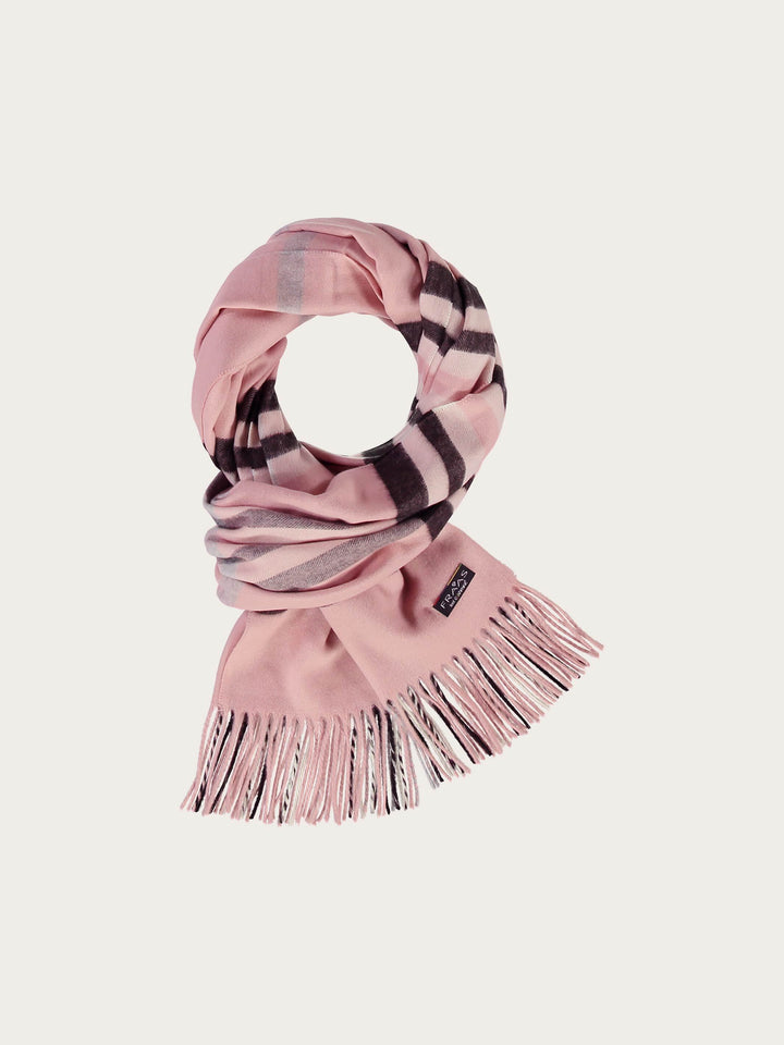 Breiter Cashmink-Schal mit FRAAS Plaid Karo