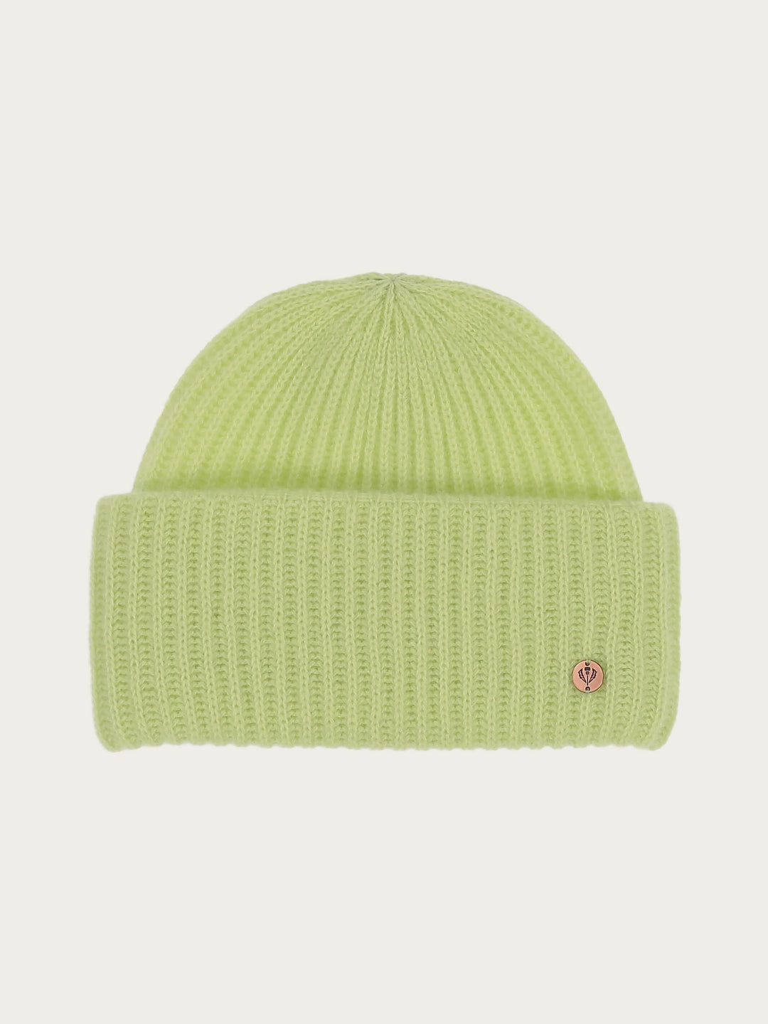 Grobstrick-Mütze aus reinem Kaschmir