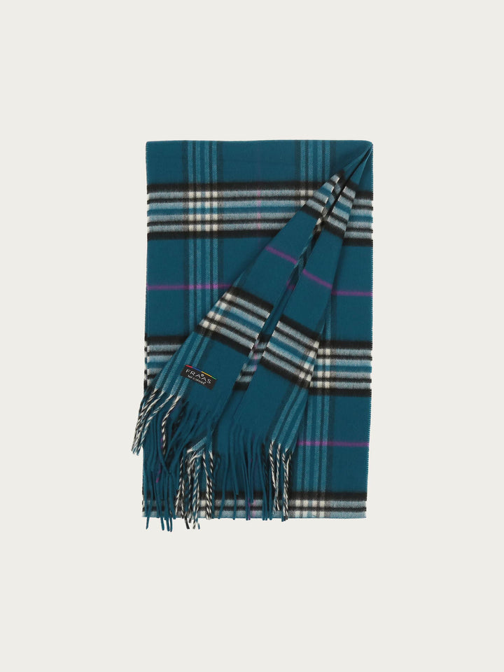 Schmaler Cashmink-Schal mit FRAAS Plaid Karo