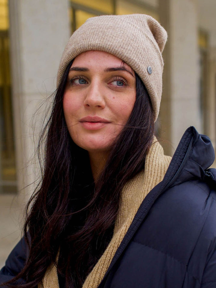 Sustainability Edition - Einfarbige Strickmütze