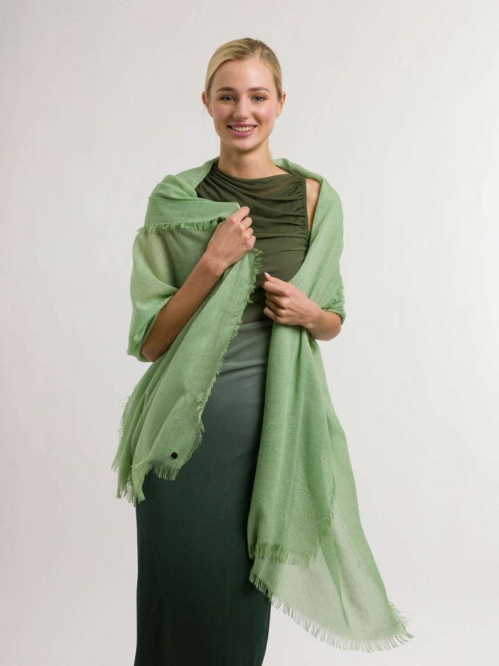 Einfarbige Stola in Viskosemischung