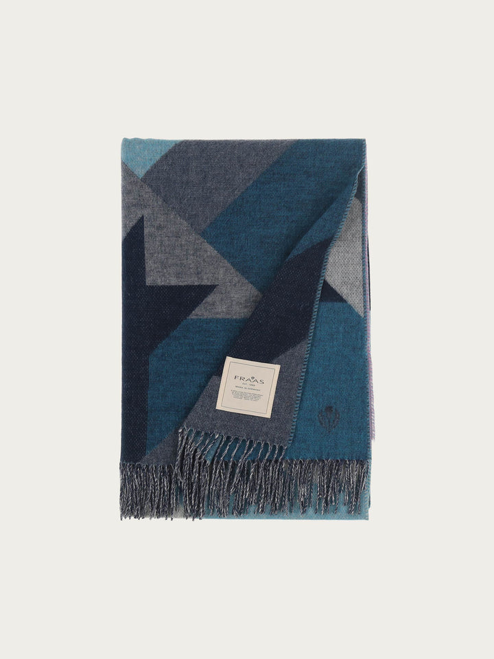 Cashmink-Decke mit Hahnentritt-Design - Made in Germany