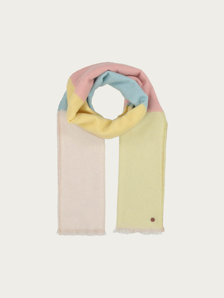 Kaschmirstola mit Block-Karos