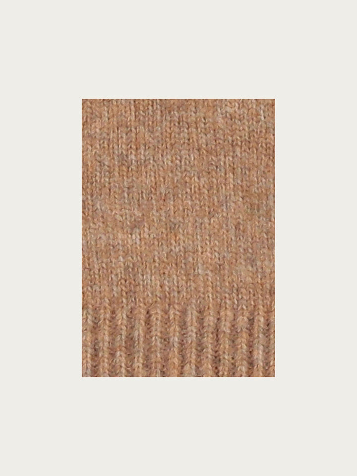 Einfarbige Strickhandschuhe in Wollmischung