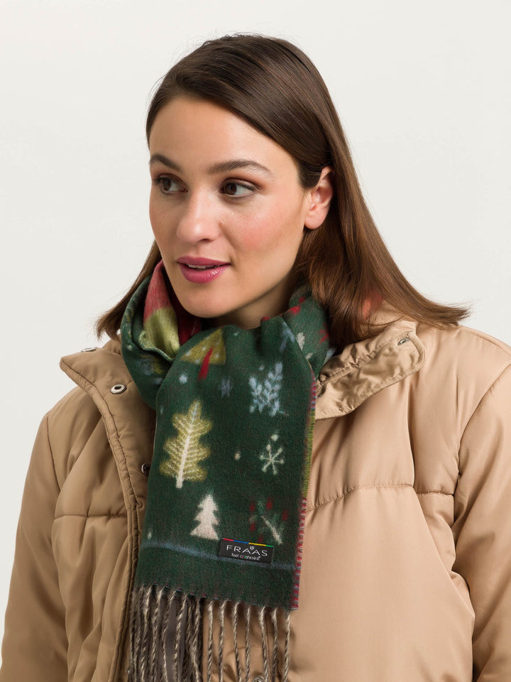 Cashmink-Schal mit Weihnachts-Design