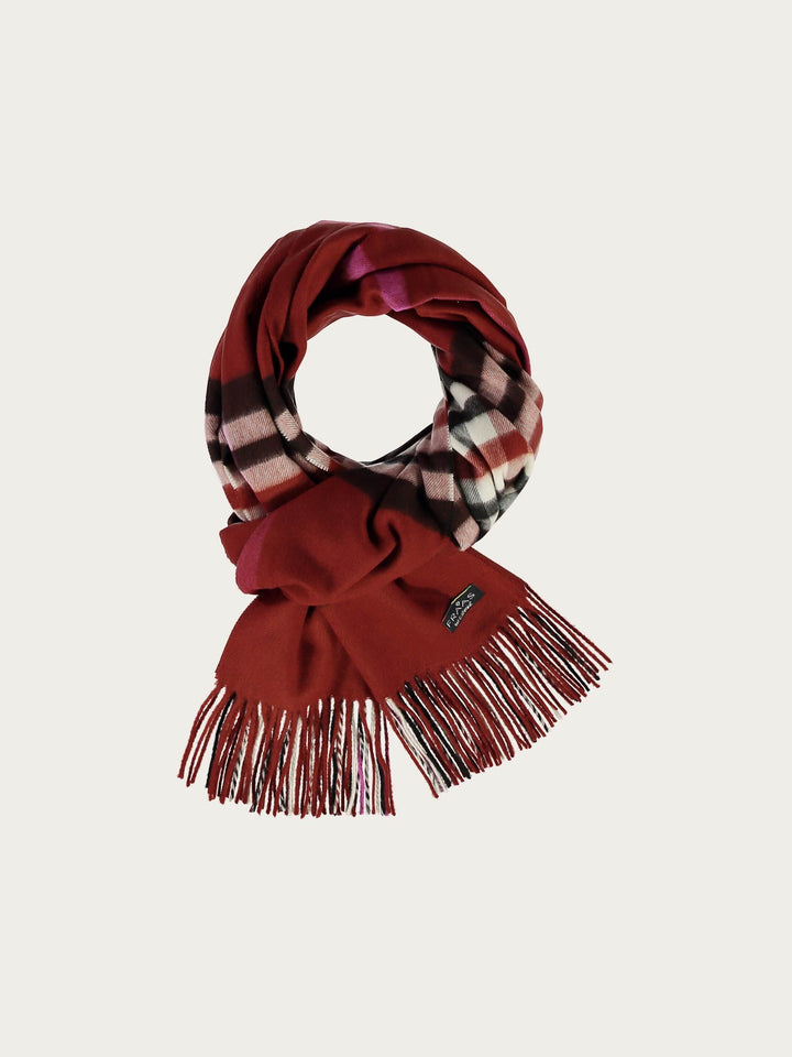 Breiter Cashmink-Schal mit FRAAS Plaid Karo