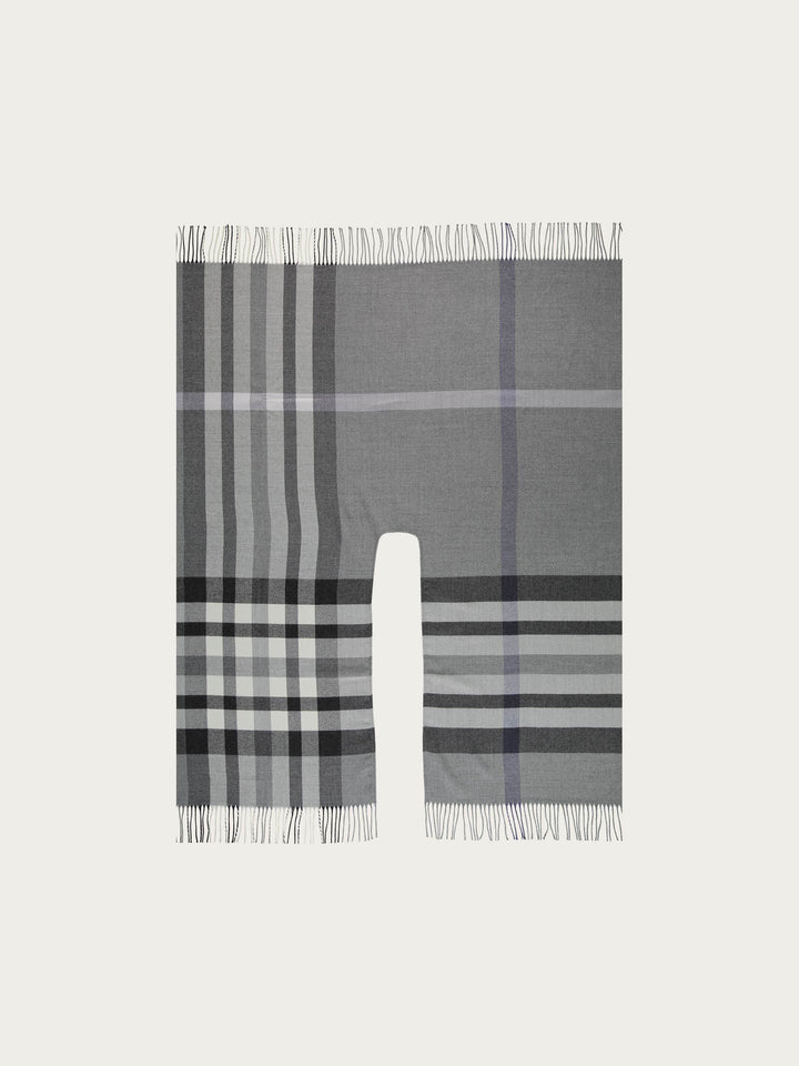 Poncho mit FRAAS Plaid Karo aus Polyacryl
