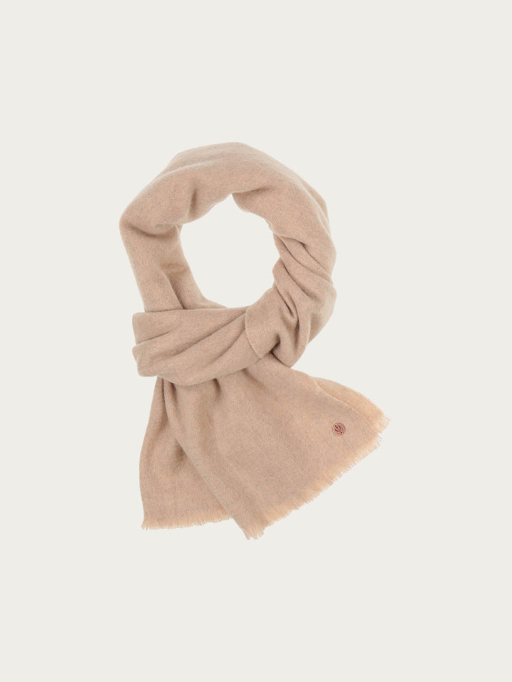 Einfarbiger Schal aus reinem Kaschmir