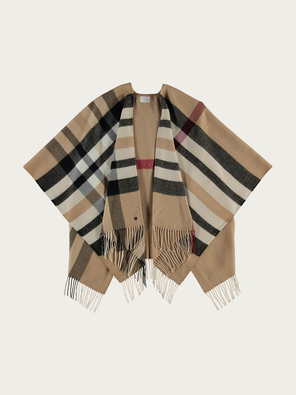 Poncho mit FRAAS Plaid Karo aus Polyacryl
