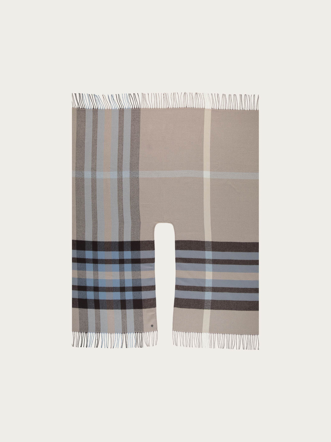 Poncho mit FRAAS Plaid Karo aus Polyacryl