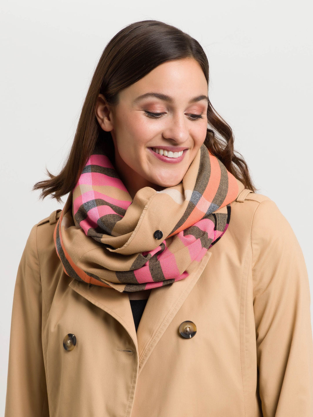 Loop mit FRAAS Plaid Karo