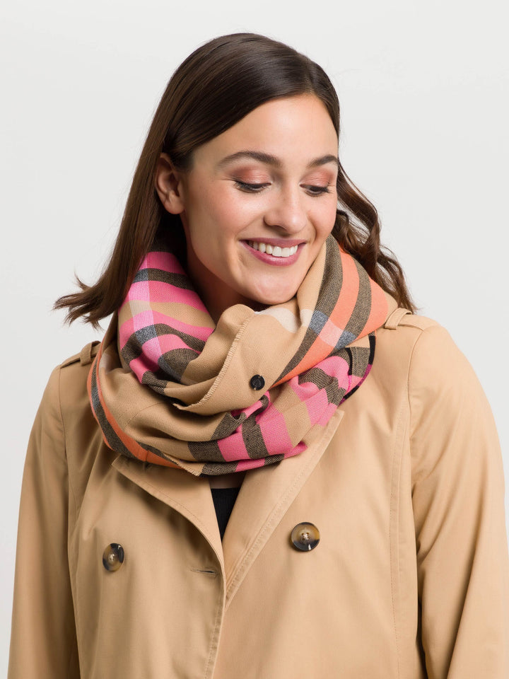 Loop mit FRAAS Plaid Karo