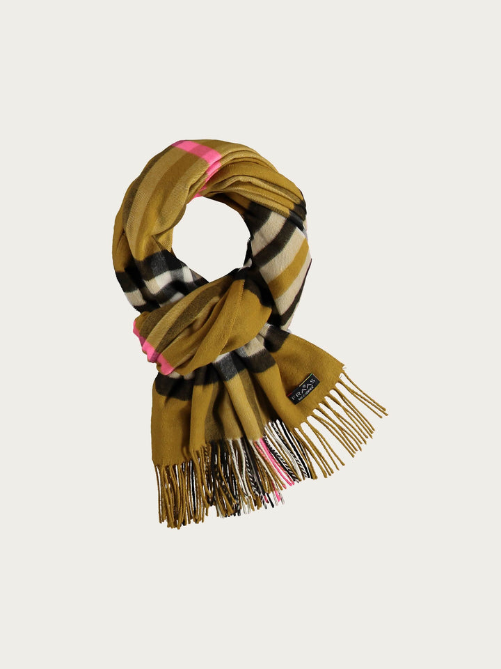 Breiter Cashmink-Schal mit FRAAS Plaid Karo