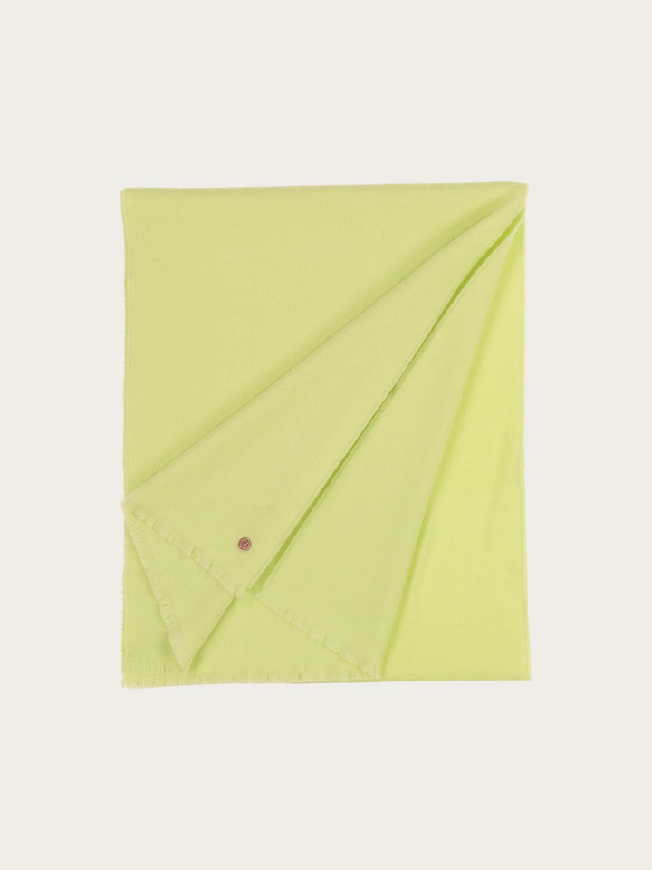 Einfarbiger Schal aus reinem Kaschmir