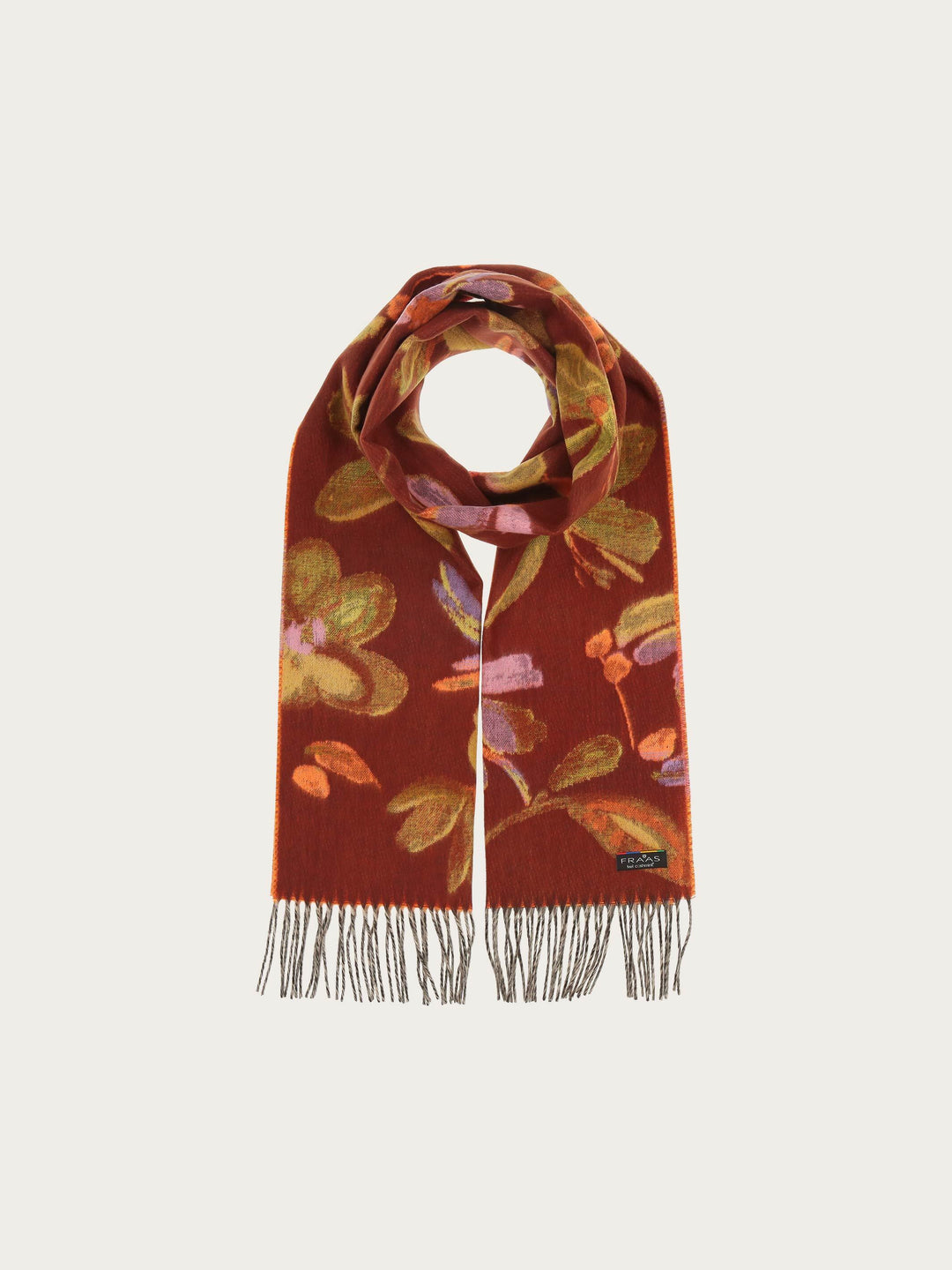 Cashmink-Schal mit elegantem Blumen-Design