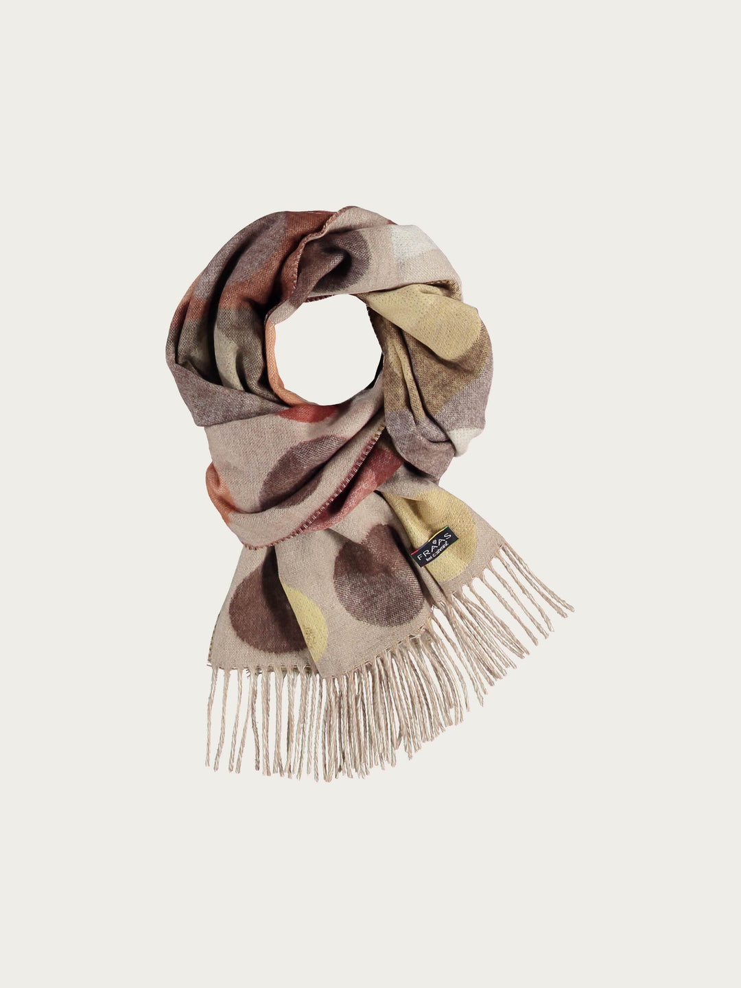 Cashmink-Schal mit großen Punkten