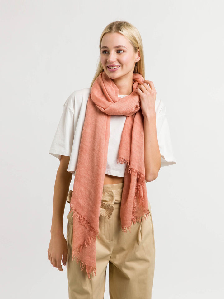 Einfarbige Stola in Viskosemischung