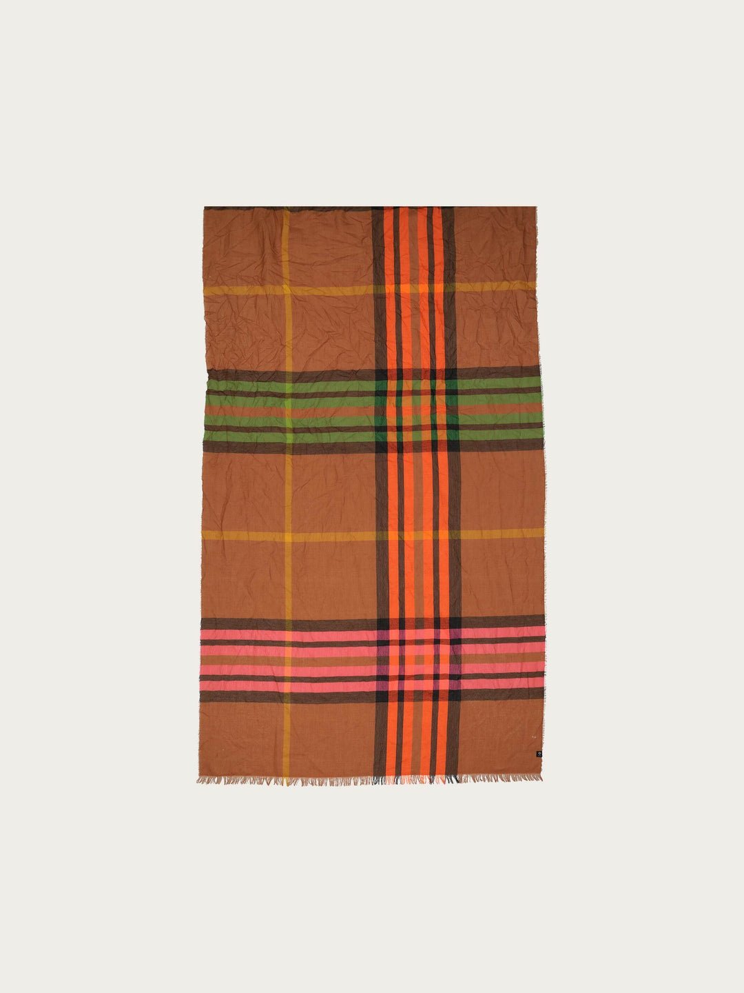 Sustainability Edition - Leichte Stola mit FRAAS Plaid Karo