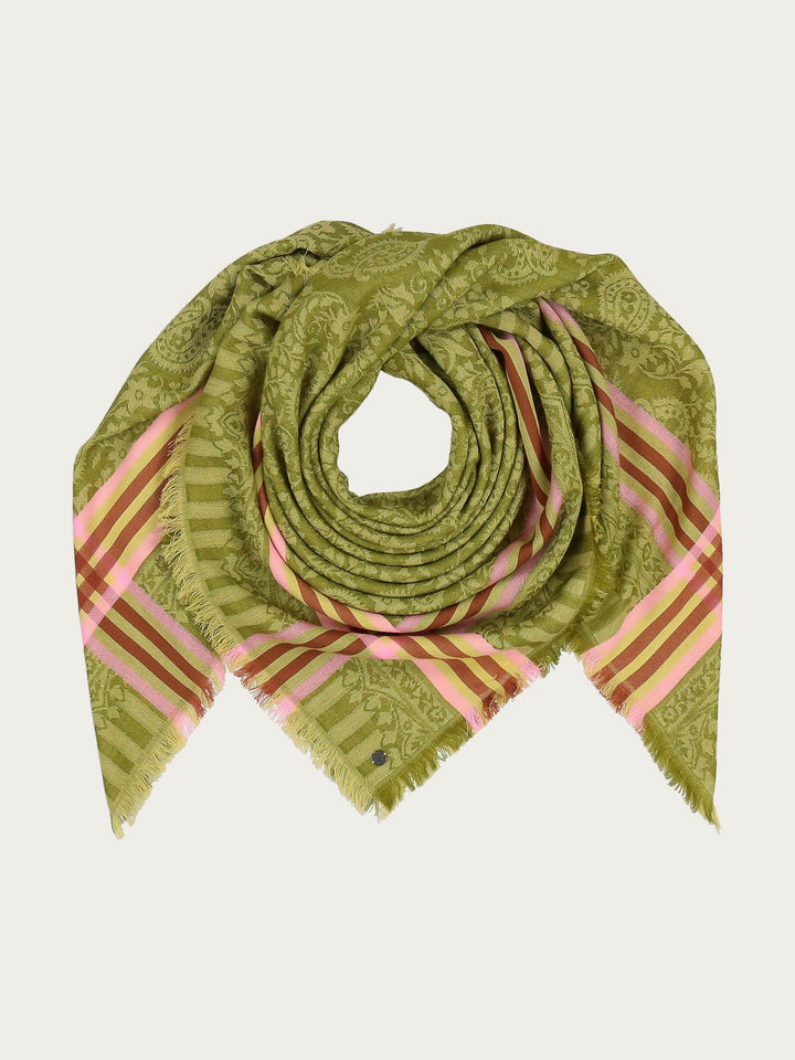 Tuch mit Paisley-Muster in Wollmischung