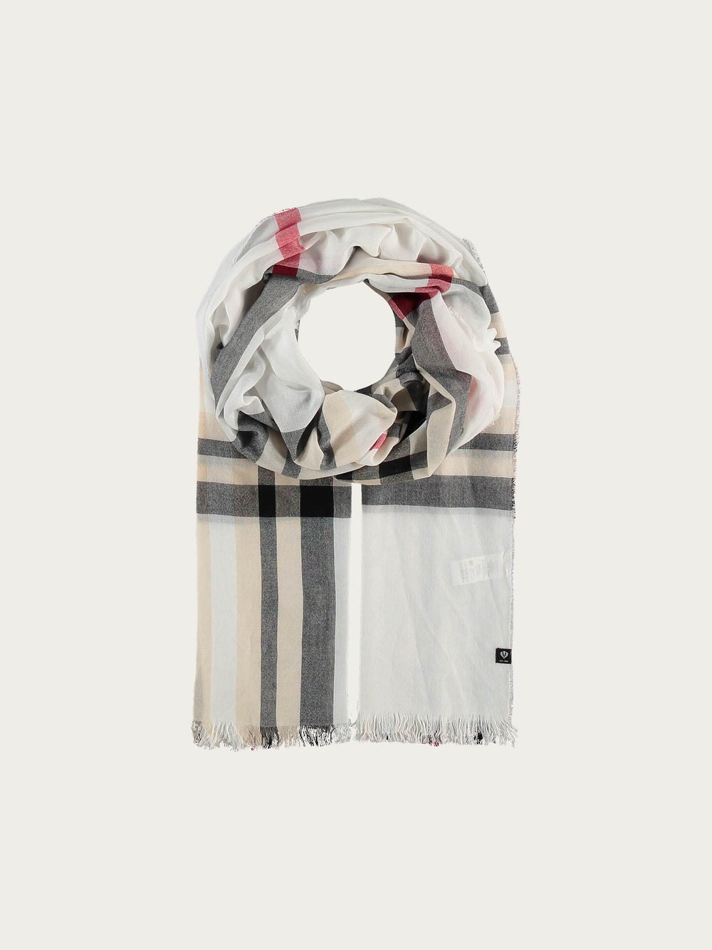 Sustainability Edition - Leichte Stola mit FRAAS Plaid Karo
