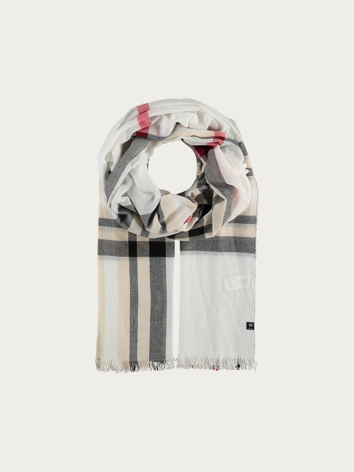 Sustainability Edition - Leichte Stola mit FRAAS Plaid Karo