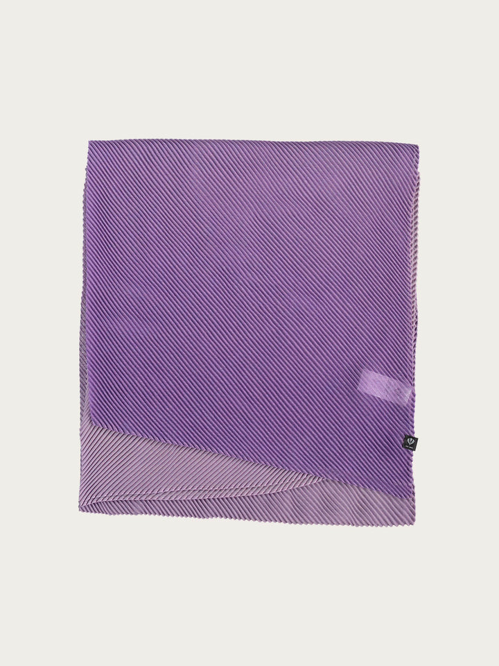 Plissee-Stola mit Ombré-Effekt