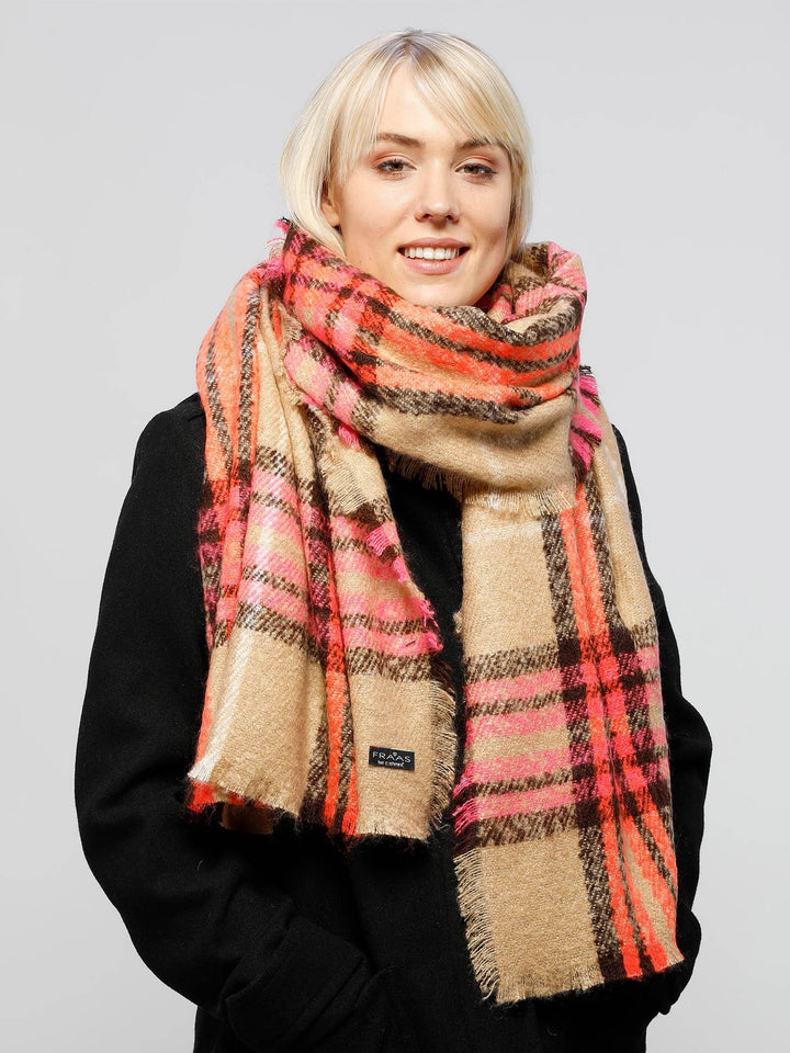 Cashmink-Stola mit FRAAS Plaid Karo