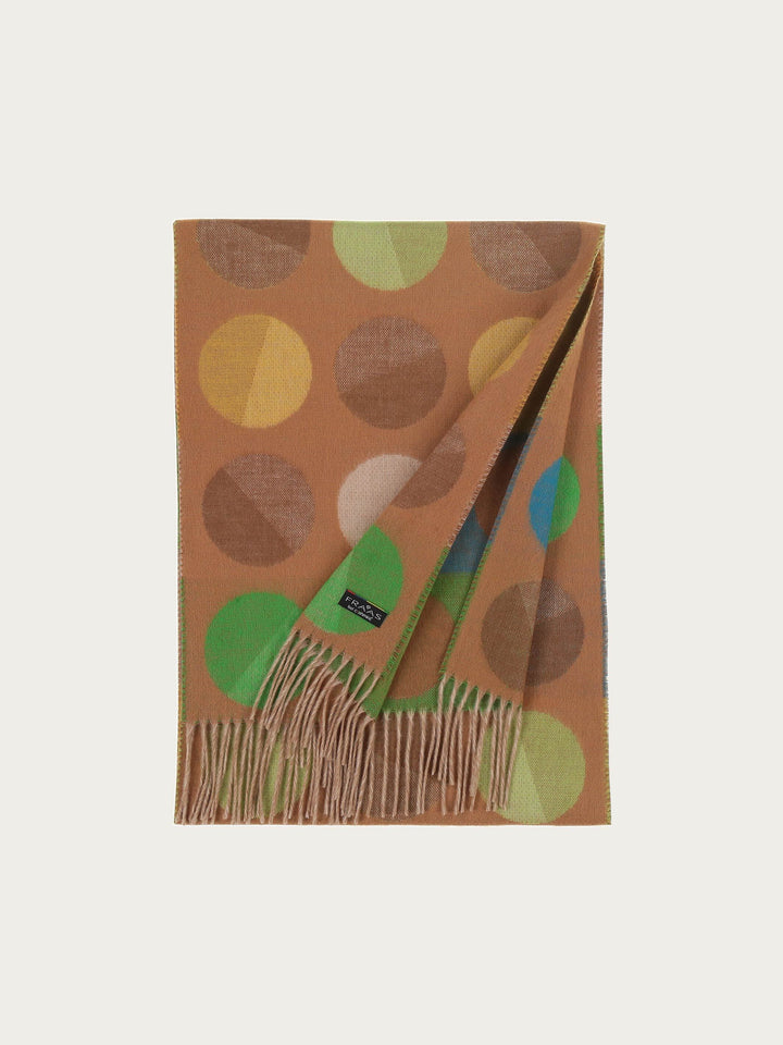 Cashmink-Schal mit großen Punkten