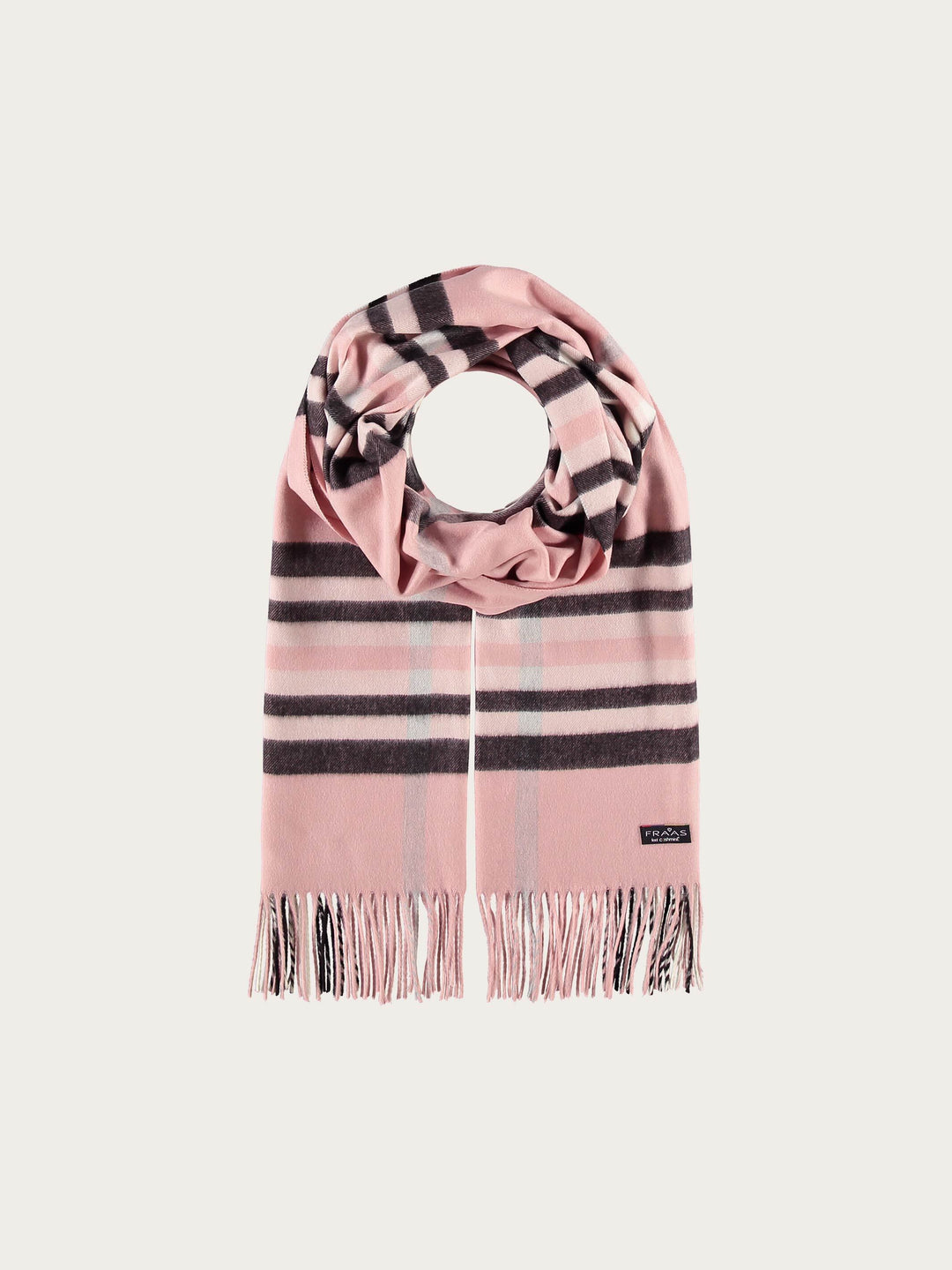 Breiter Cashmink-Schal mit FRAAS Plaid Karo