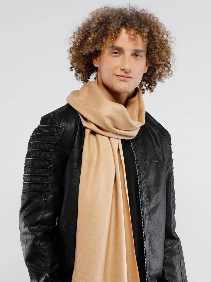 Cashmink-Schal mit Fransen