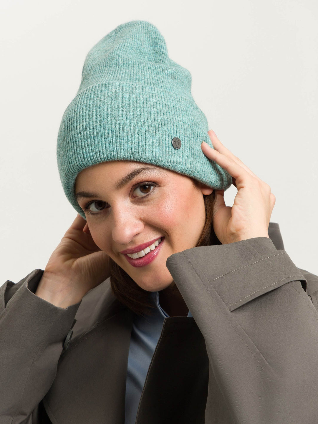 Sustainability Edition - Einfarbige Strickmütze