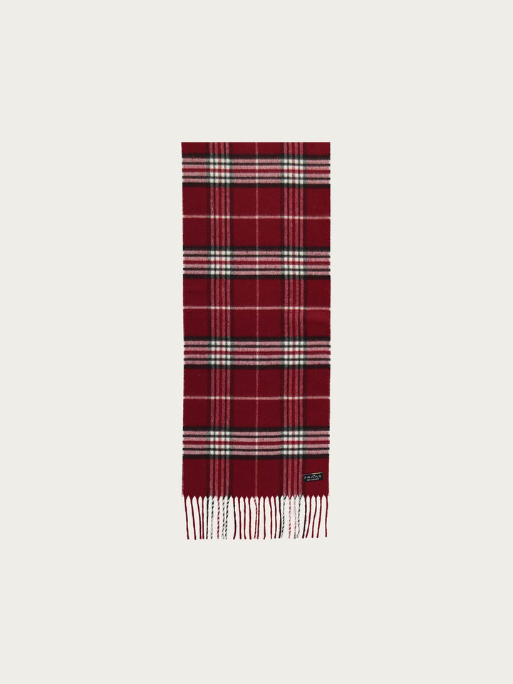 Schmaler Cashmink-Schal mit FRAAS Plaid Karo