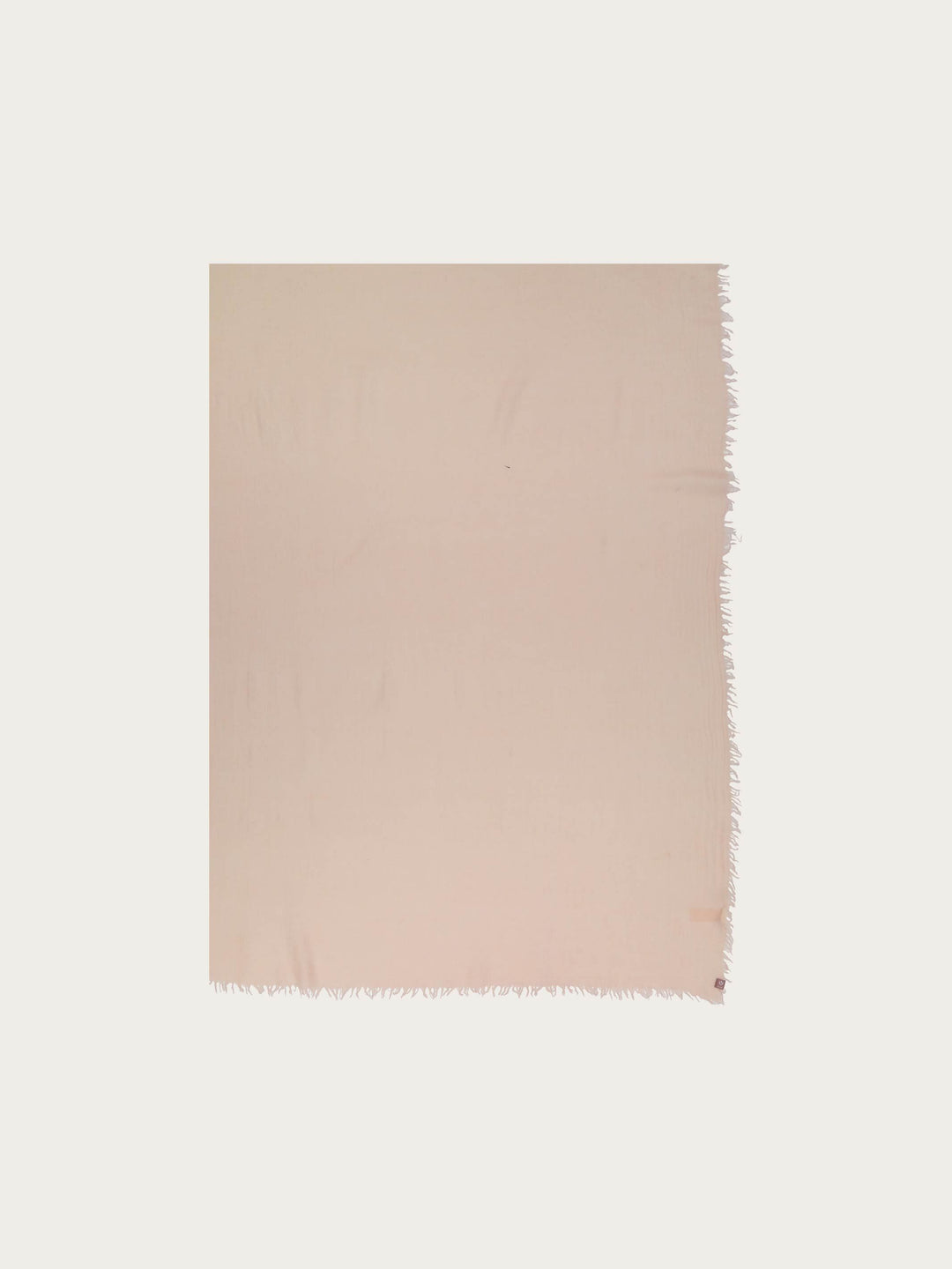 Einfarbige Stola in Seide-Wolle-Mischung