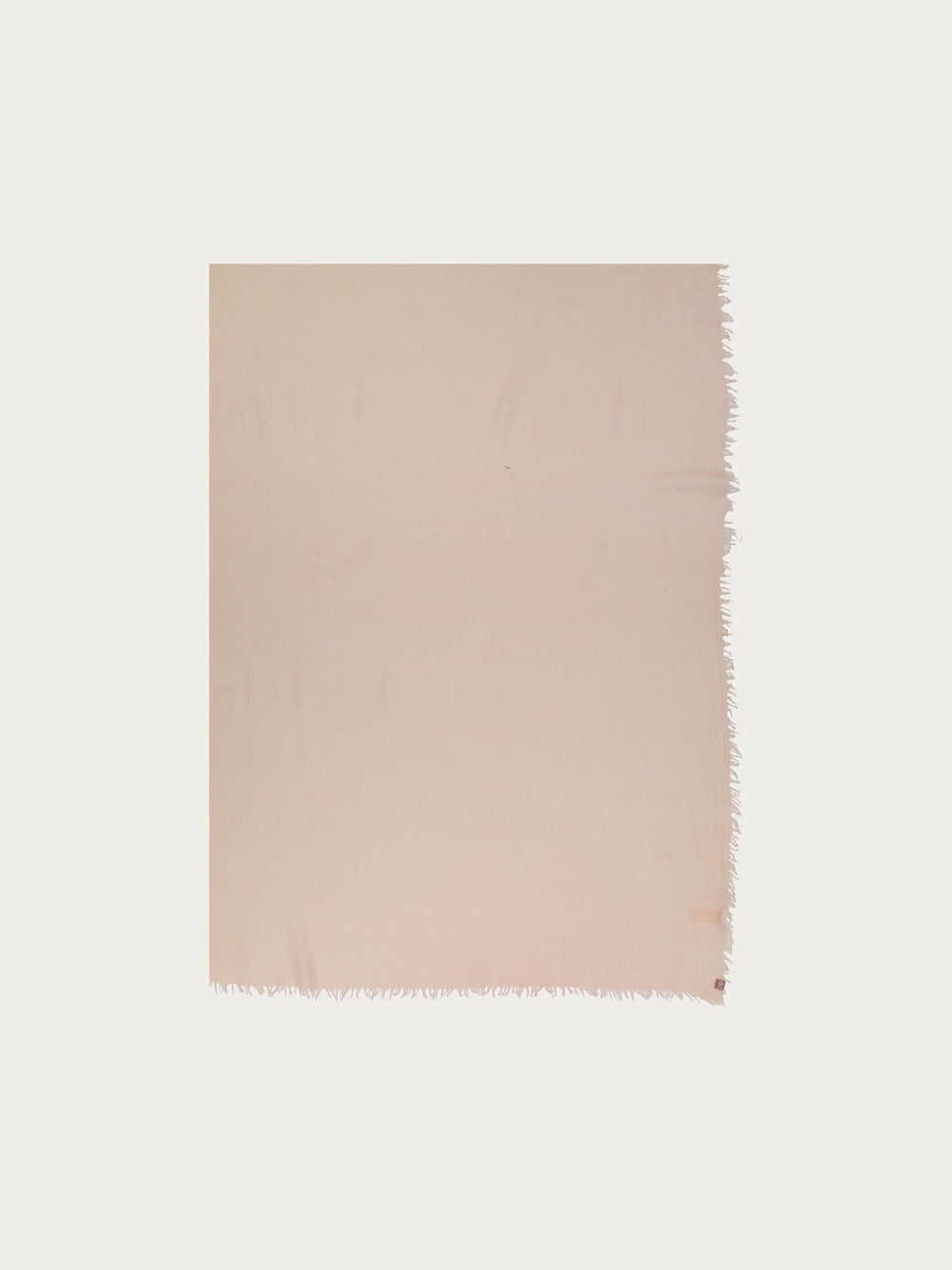 Einfarbige Stola in Seide-Wolle-Mischung