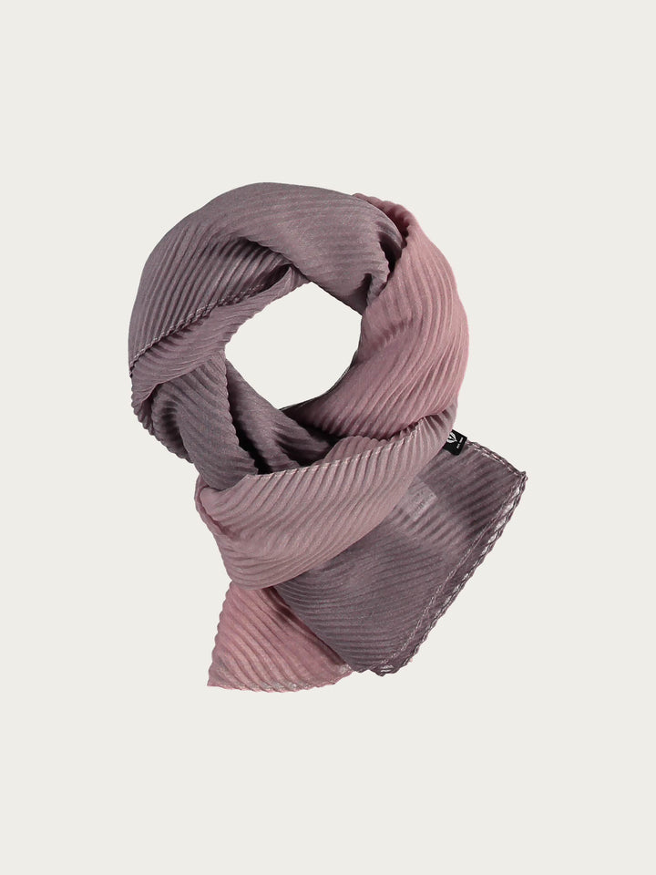 Plissee-Stola mit Ombré-Effekt