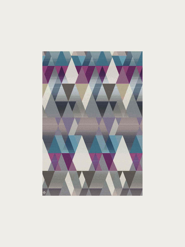 Sustainability Edition - Cashmink-Decke mit Dreieck-Design - Made in Germany