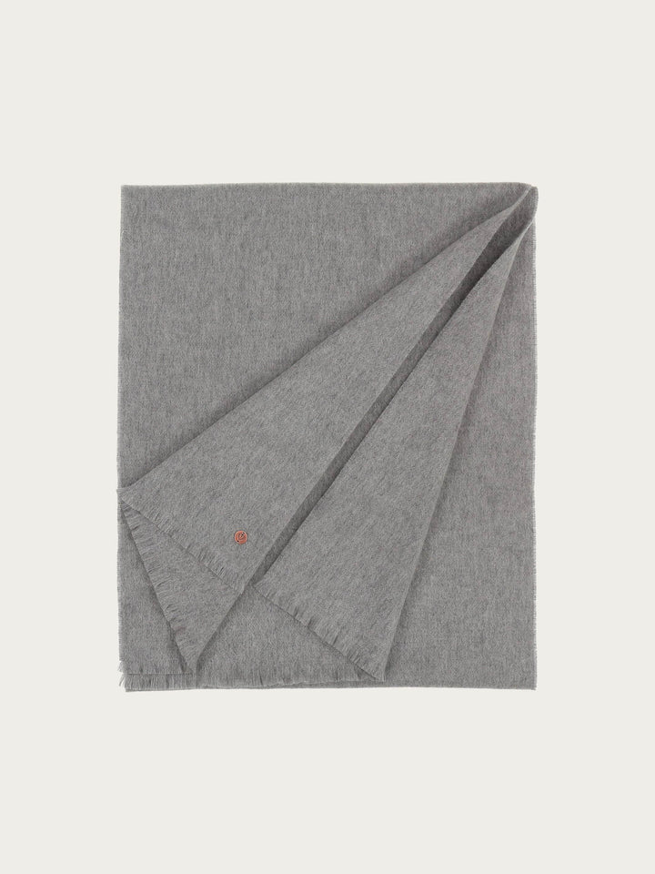 Einfarbiger Schal aus reinem Kaschmir