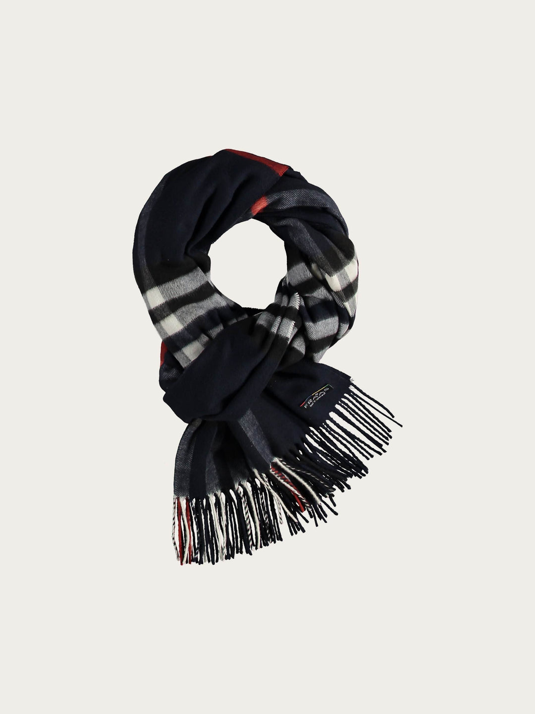 Breiter Cashmink-Schal mit FRAAS Plaid Karo