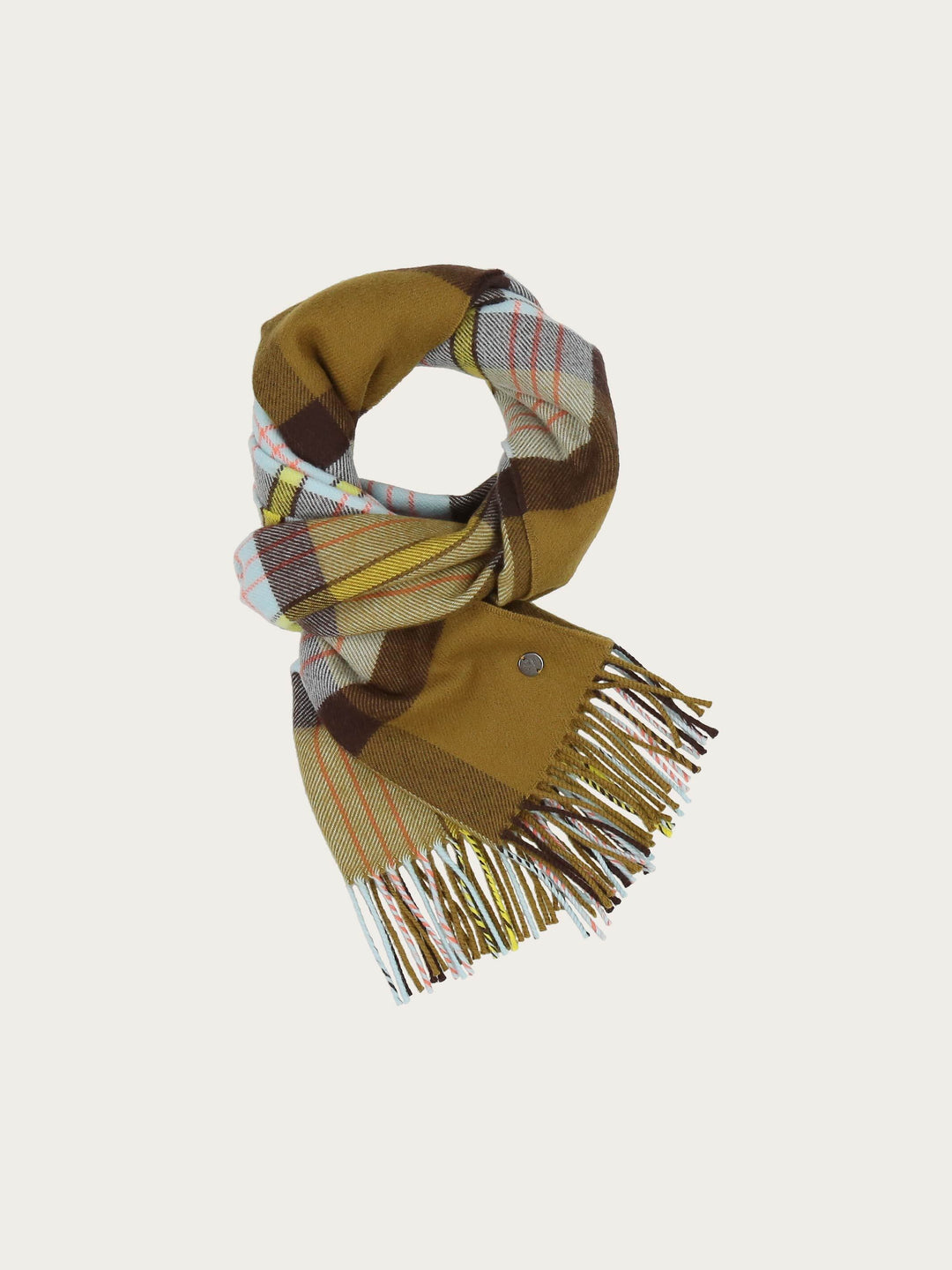 Sustainability Edition - Wollschal mit Box-Karo