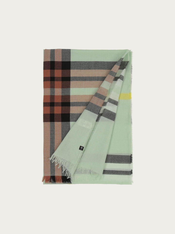 Sustainability Edition - Leichte Stola mit FRAAS Plaid Karo