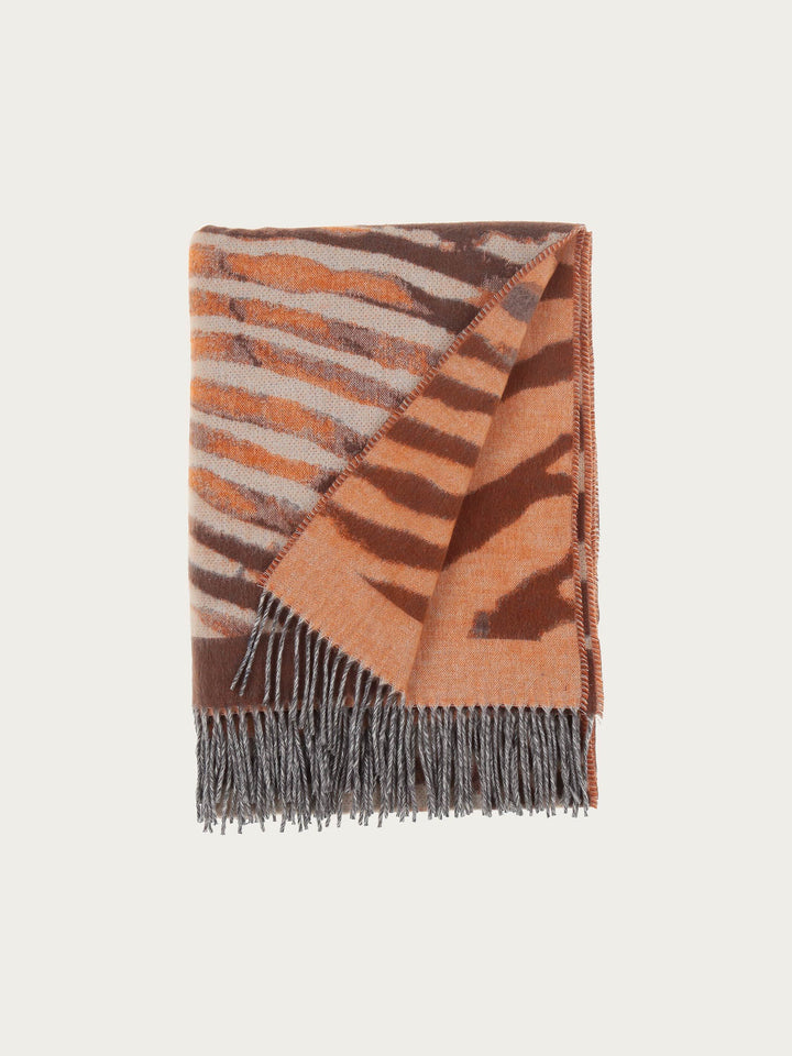 Cashmink-Decke mit Zebra-Design - Made in Germany