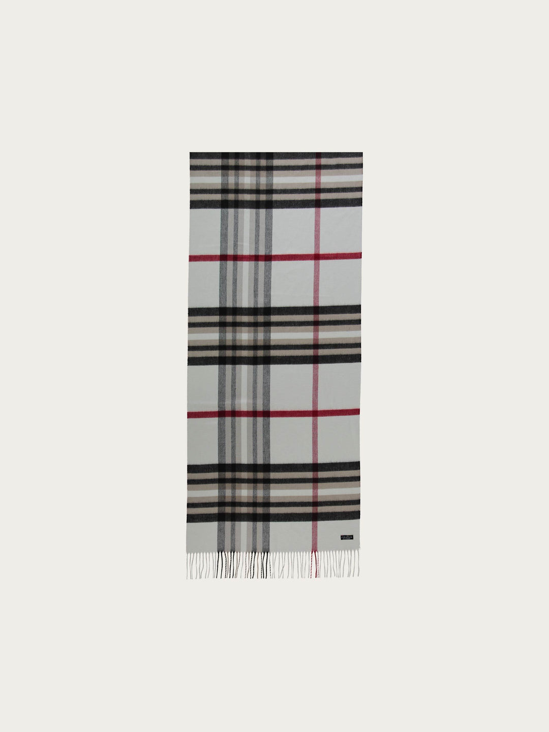 Breiter Cashmink-Schal mit FRAAS Plaid Karo