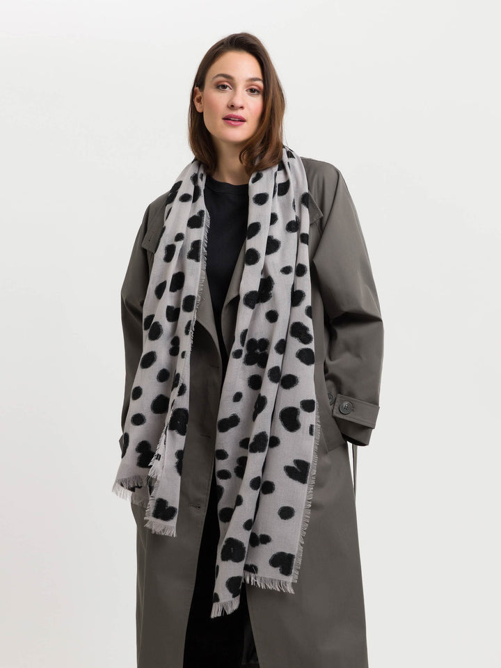 Fil Coupé Schal mit Leo-Design