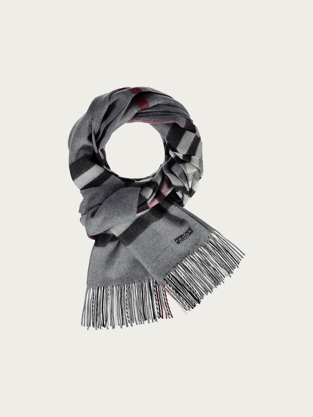 Breiter Cashmink-Schal mit FRAAS Plaid Karo
