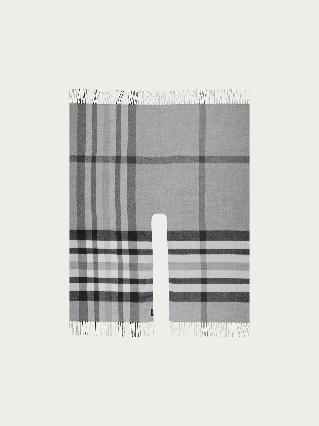 Poncho mit FRAAS Plaid Karo aus Polyacryl