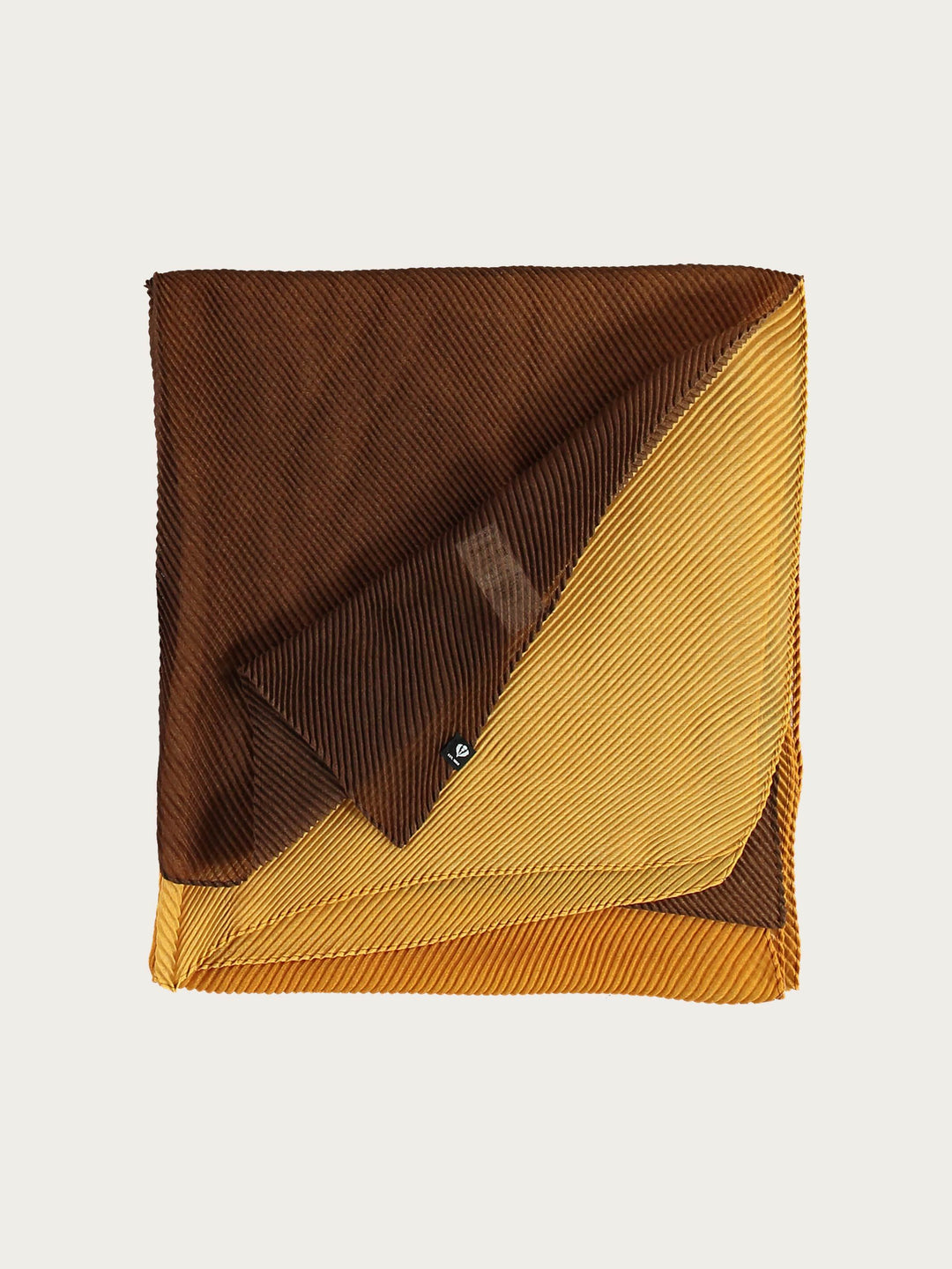 Plissee-Stola mit Ombré-Effekt