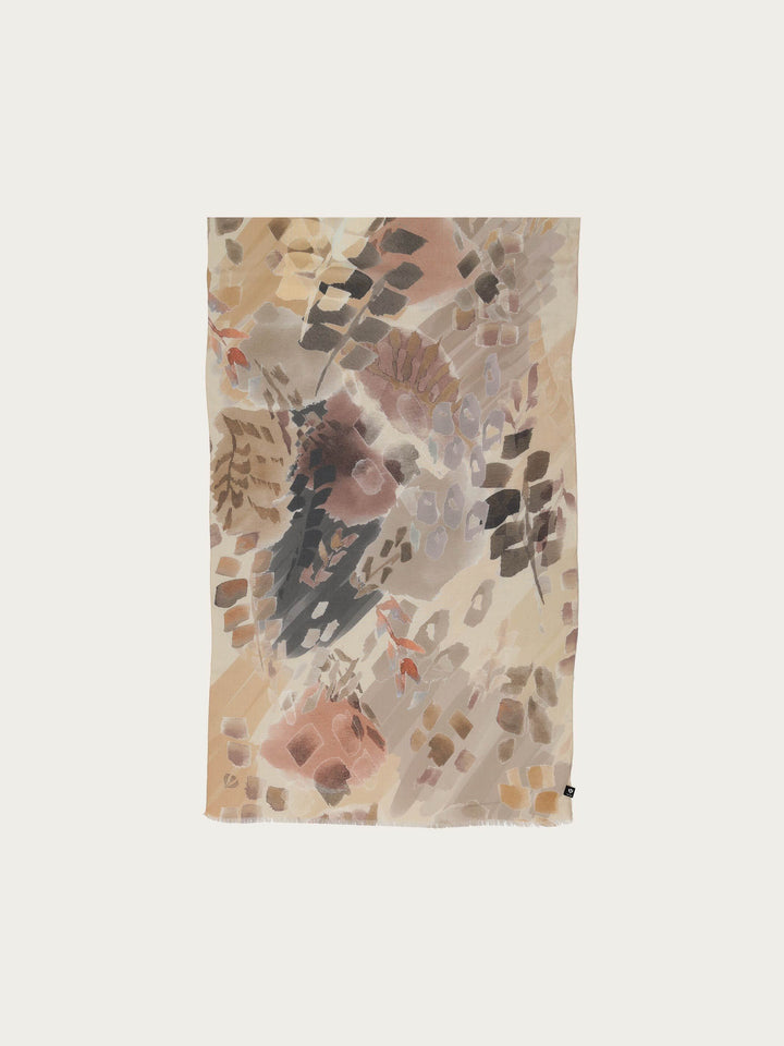Sustainability Edition - Schal mit abstraktem floralem Design