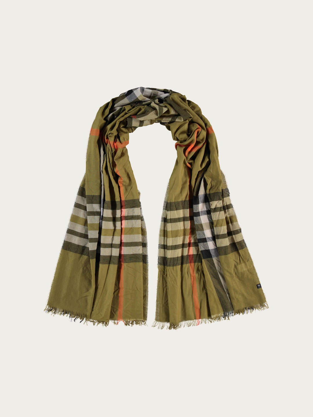 Sustainability Edition - Leichte Stola mit FRAAS Plaid Karo
