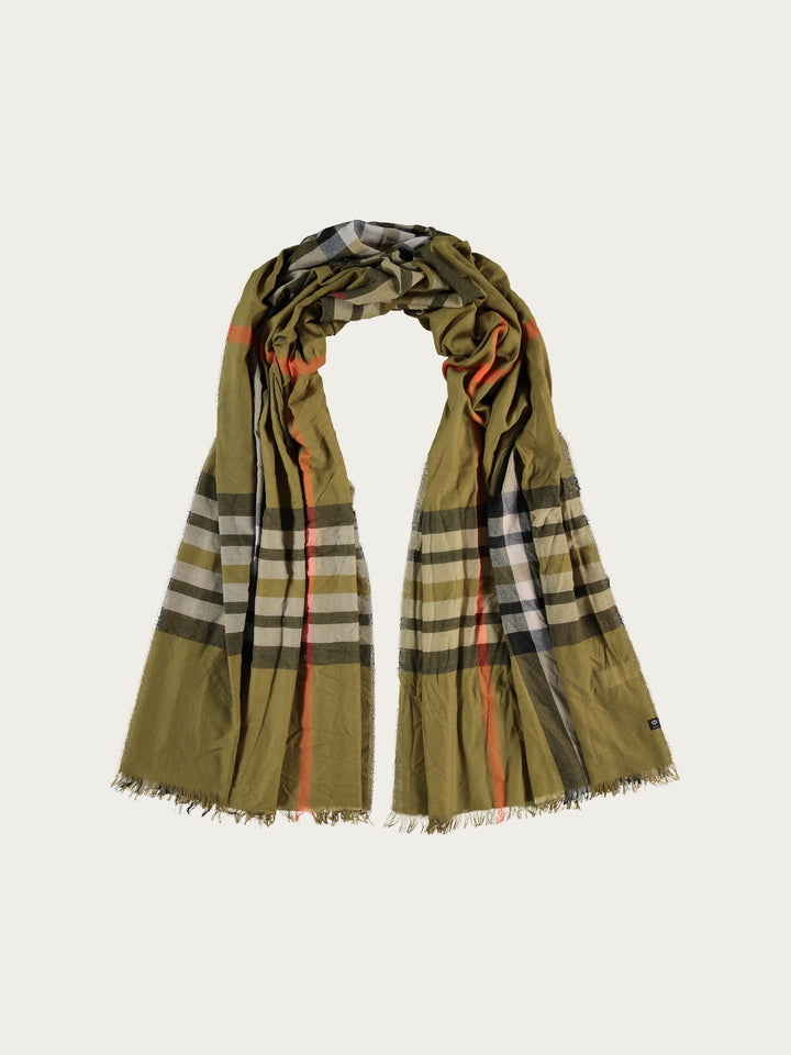 Sustainability Edition - Leichte Stola mit FRAAS Plaid Karo