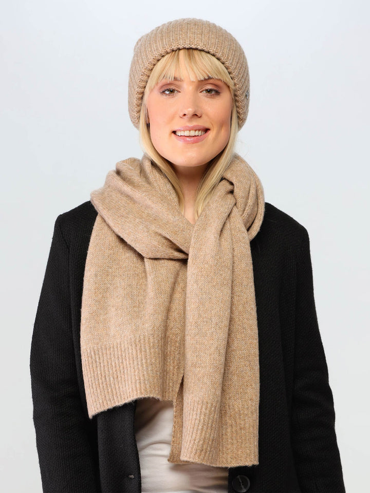 Strickmütze in Wollmischung